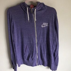 Women’s Purple Nike Zip Up, XL